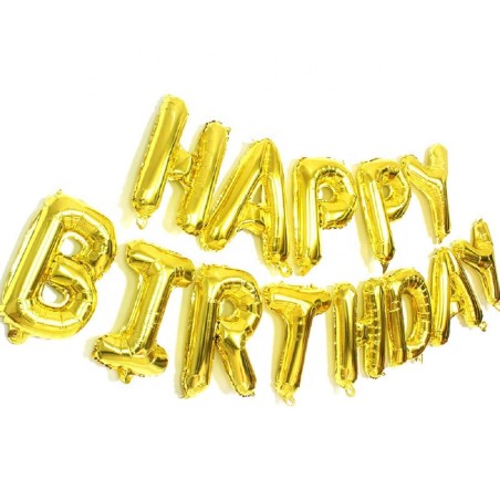 Happy Birthday Folienballon, Wabenball,Luftballons, Konfetti Ballons, Matellic, Latex Ballons,