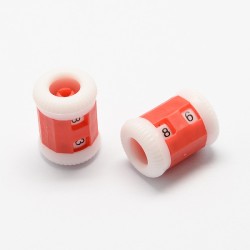 Reihenzähler, Maschenzähler 3-6,5 mm Rot (Rot, 3-6,5 mm)
