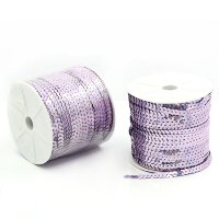 5 m Paillettenband 6 mm Holo Oder AB-Farben 14 Verschiedene Farben