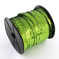 5 m Paillettenband 6 mm Holo Oder AB-Farben 14 Verschiedene Farben