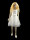 Mädchen Kleid festlich Libelle Blumenkind Taufe Hochzeit A-Linie Weiß (104-134)