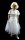 Mädchen Kleid festlich Blumenkind Taufe Hochzeit A-Linie Weiß Größe 122-164