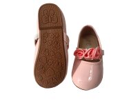 Festliche Mädchen Ballerinas Schuhe Mädchenschuhe Blumenmädchen Hochzeit (20 EU, Rosa)
