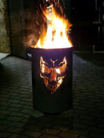 Feuertonne Totenkopf