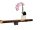 Wandregal Industrial Douglasie mit Baumkante Retro Rustikal Vintage Holz und Eisen 40 -120 cm