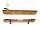 Wandregal Industrial Douglasie mit Baumkante Retro Rustikal Vintage Holz und Eisen 40 -120 cm