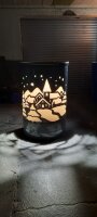 Feuertonne Winter