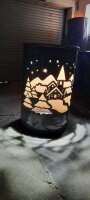 Feuertonne Winter