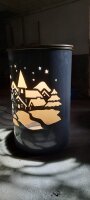 Feuertonne Winter