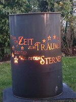 Feuertonne Nimm Dir Zeit