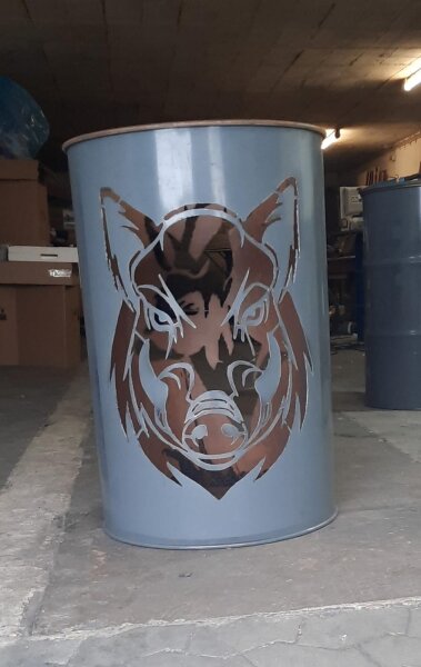 Feuertonne Wildschwein