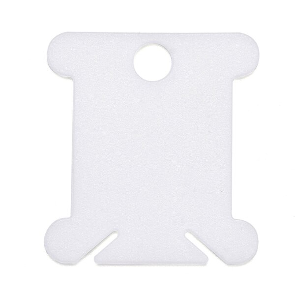 Wickelkarten für Stickgarn Kunststoff/Plastik 38 x 35 x1 mm  50-Weiß