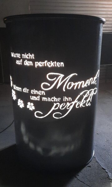 Feuertonne mit Motiv (Perfekt)