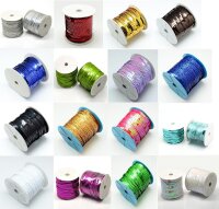 5 m Paillettenband 6 mm Holo oder AB-Farben