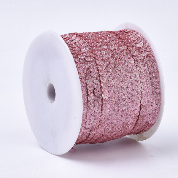 5 m Paillettenband Glitzer 6 mm  (0,56 je Meter)