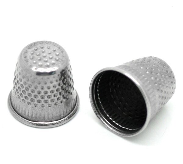 Fingerhut Silberfarbe 19x18mm