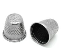 Fingerhut Silberfarbe 19x18mm